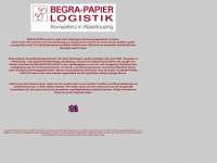 begra-papier-logistik.de Webseite Vorschau