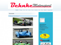 behnke-motorsport.de Webseite Vorschau