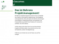behrens-projektmanagement.de Thumbnail