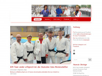 bjv-judo.de Webseite Vorschau