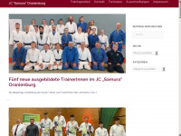 judo-oranienburg.de Webseite Vorschau