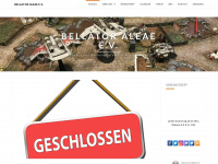 bellator-aleae.de Webseite Vorschau