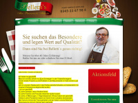 bellettis-pizzeria.de Webseite Vorschau