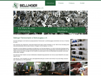 bellinger-feinmechanik.de Webseite Vorschau