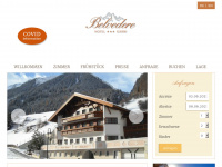 belvedere-ischgl.at Webseite Vorschau