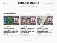 benanza.de Webseite Vorschau