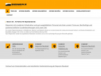 benerz.ch Webseite Vorschau