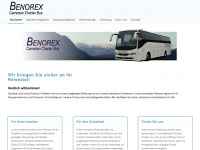 benorex-carreisen.ch Webseite Vorschau