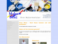 benze-maler.de Webseite Vorschau