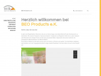 beo-products.de Webseite Vorschau