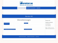 berator.ch Webseite Vorschau