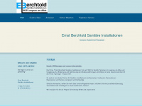 berchtold-sanitaer.ch Webseite Vorschau