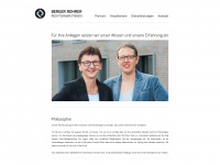 berger-rohrer.ch Webseite Vorschau