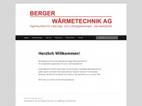 berger-waermetechnik.ch Webseite Vorschau
