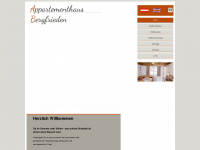 bergfrieden-appartementhaus.at Webseite Vorschau