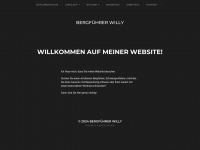 bergfuehrerwilly.ch Webseite Vorschau
