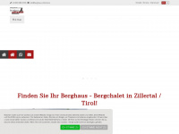 berghaus-zillertal.at Webseite Vorschau