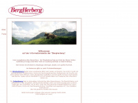 bergherberg.de Webseite Vorschau