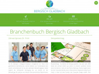 bergisch-gladbach-links.de Webseite Vorschau