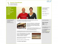 bergmann-physiotherapie.de Webseite Vorschau