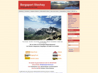 bergsport-stochay.de Webseite Vorschau