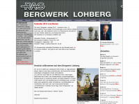 bergwerklohberg.de Webseite Vorschau