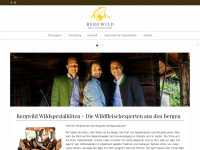 bergwild.at Webseite Vorschau