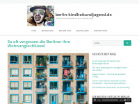 berlin-kindheitundjugend.de Webseite Vorschau