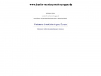 berlin-monteurwohnungen.de Webseite Vorschau