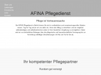 berlin-pflegedienst-afina.de Webseite Vorschau