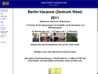 berlin-vacance.de Webseite Vorschau