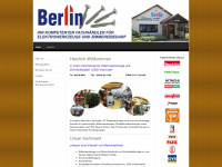 berlin-zimmereibedarf.de Webseite Vorschau