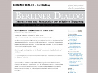 berliner-dialog.de Webseite Vorschau