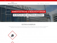 berliner-estrich.de Webseite Vorschau