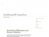 bernermuenster.ch Webseite Vorschau