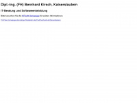 bernhard-kirsch.de Webseite Vorschau