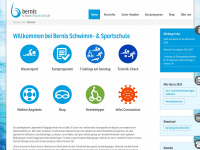 bernis-schwimmschule.ch Webseite Vorschau
