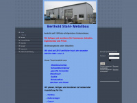 berthold-metallbau.de Webseite Vorschau
