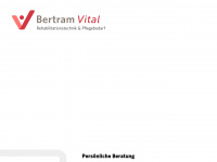 bertram-vital.de Webseite Vorschau