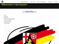 berzhausen.de Webseite Vorschau