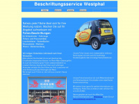 beschriftungen-westphal.de Webseite Vorschau