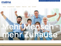 matma.ch Webseite Vorschau