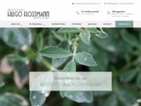 bestattung-flossmann.at Webseite Vorschau