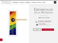 bestattung-ebenbichler.at Webseite Vorschau