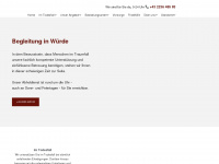 bestattung-moedling.at Webseite Vorschau