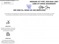 bestattung-kroell.at Webseite Vorschau