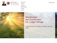 bestattungen-karl-zimmermann.de Webseite Vorschau