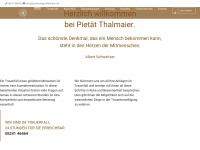 bestattungen-thalmaier.de Webseite Vorschau