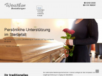 bestattungen-weuthen.de Webseite Vorschau