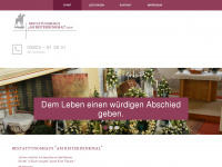 bestattungshaus-am-reiterdenkmal.de Webseite Vorschau
